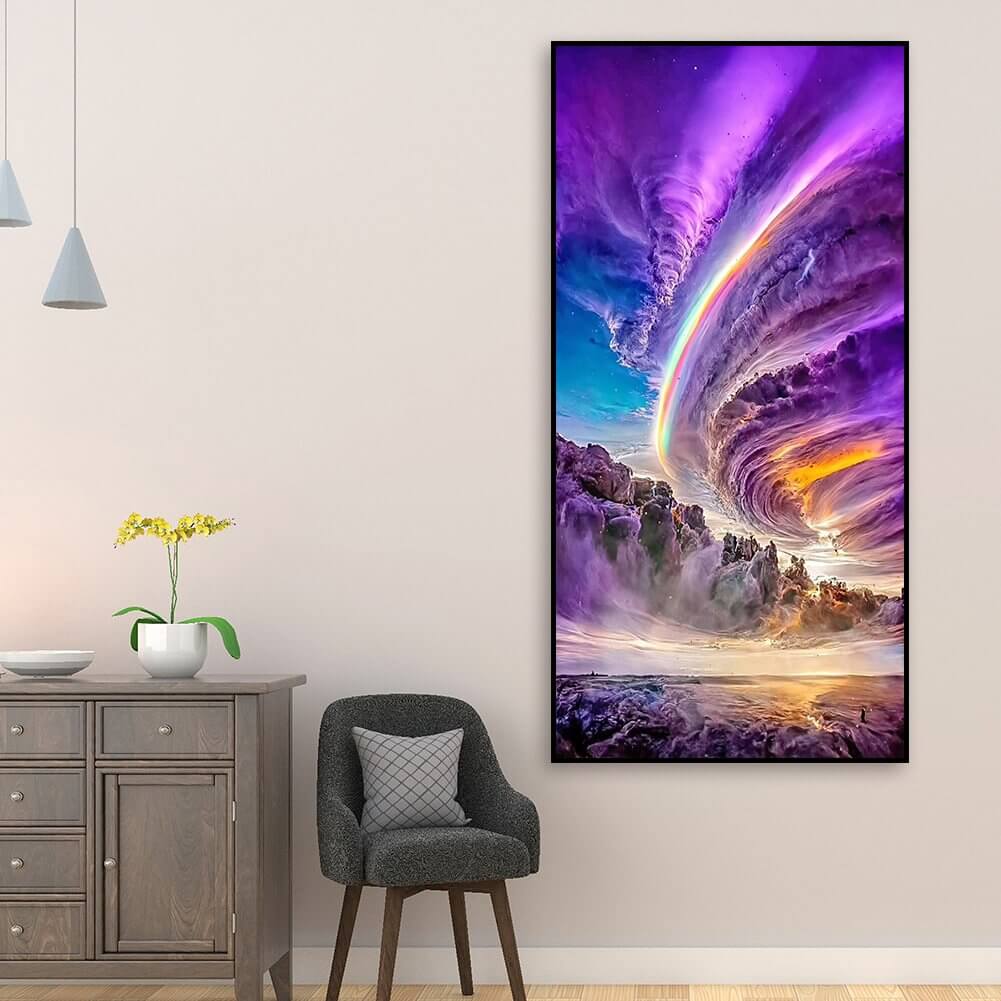 Diamond Painting - Full Round / Square - Hurricane B 40x70cm