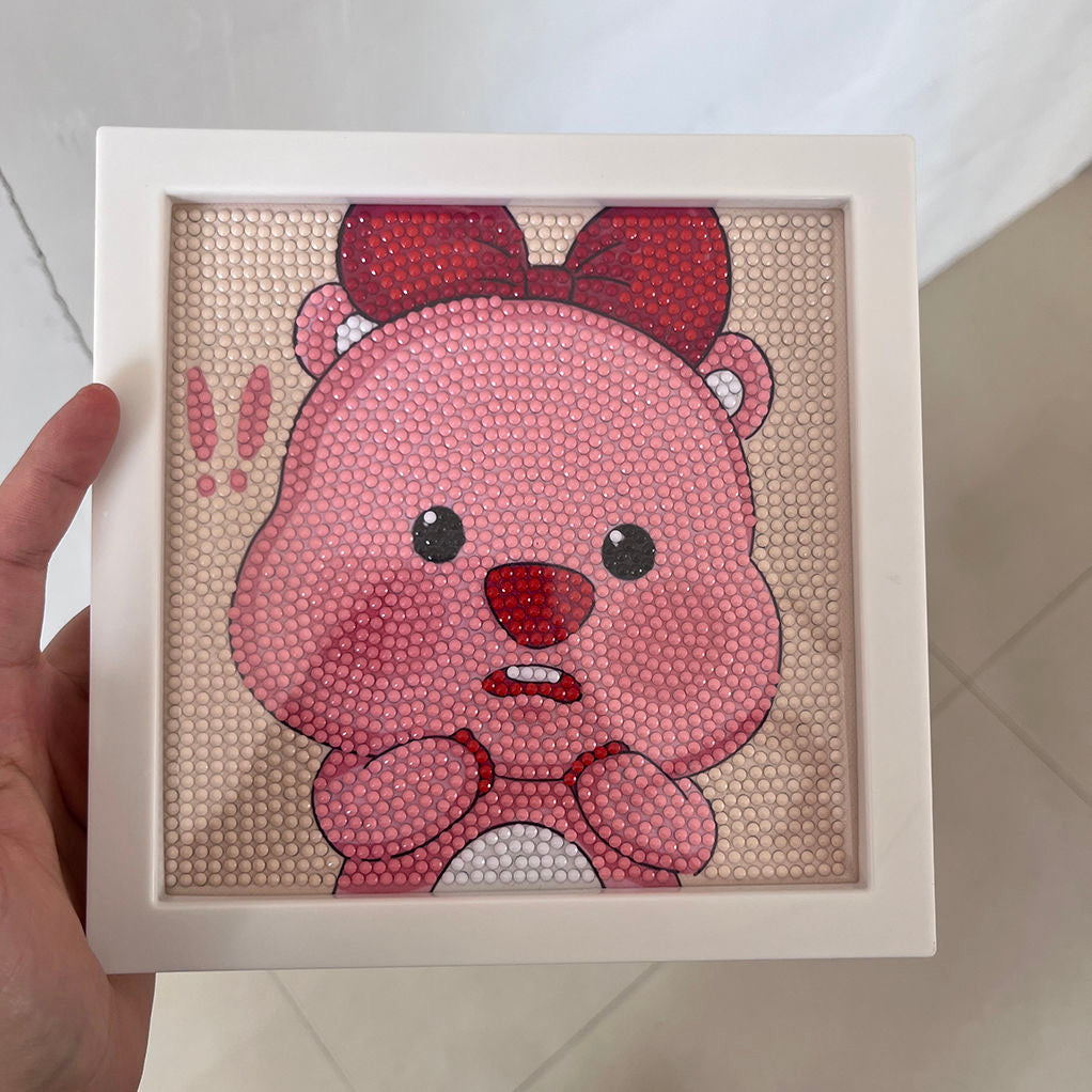 Castor Loopy Diamond Painting Kit For Kids With/ Without Frame
