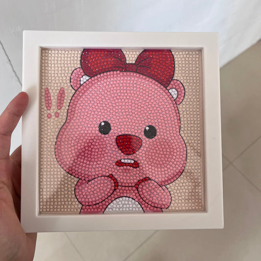 Castor Loopy Diamond Painting Kit For Kids With/ Without Frame