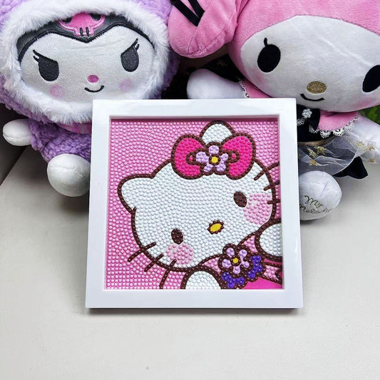 Hello Kitty Diamond Painting Kits With/ Without Frame