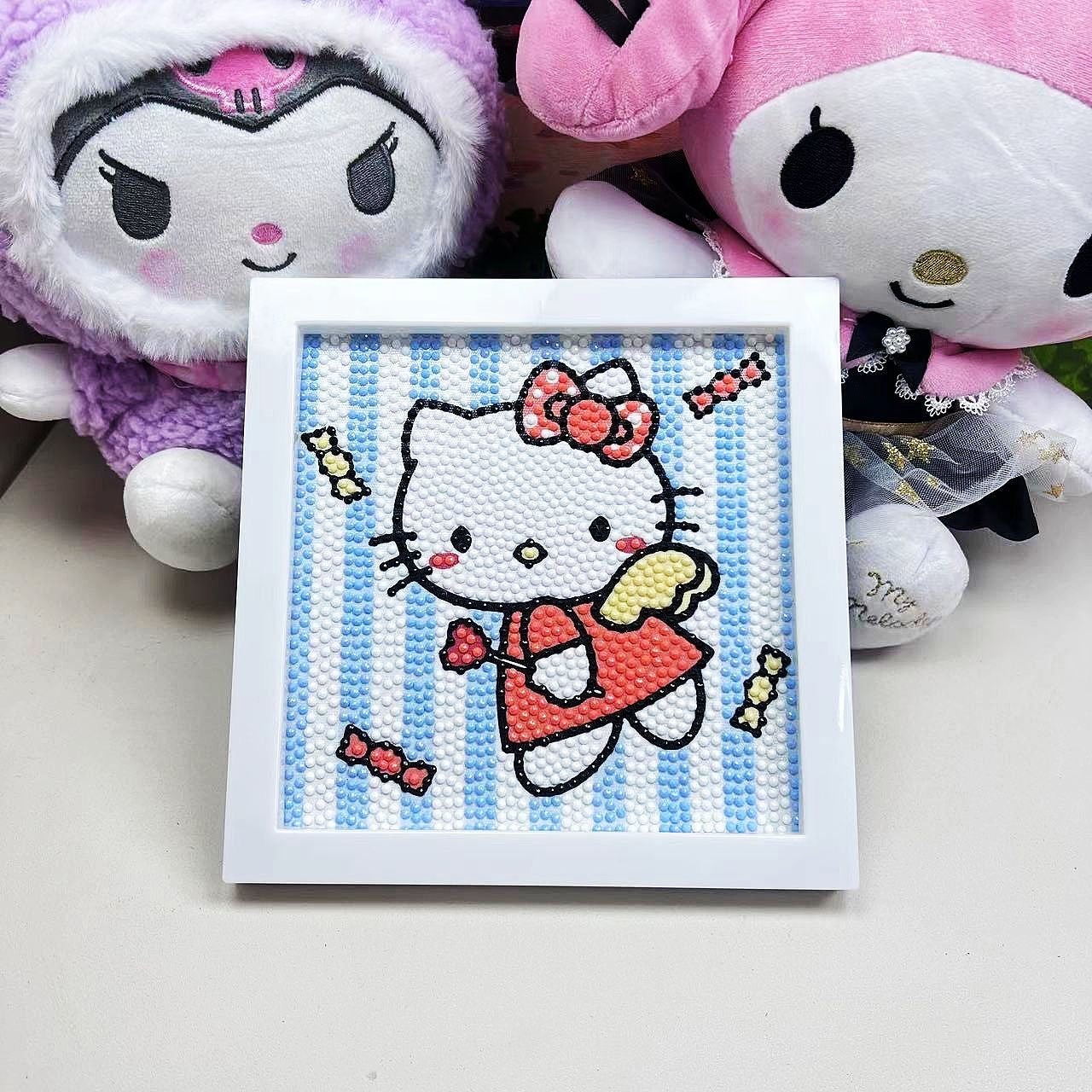 Hello Kitty Diamond Painting Kits With/ Without Frame