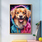 5D DIY Diamond Painting - Full Round / Square - Dog In Hoodie