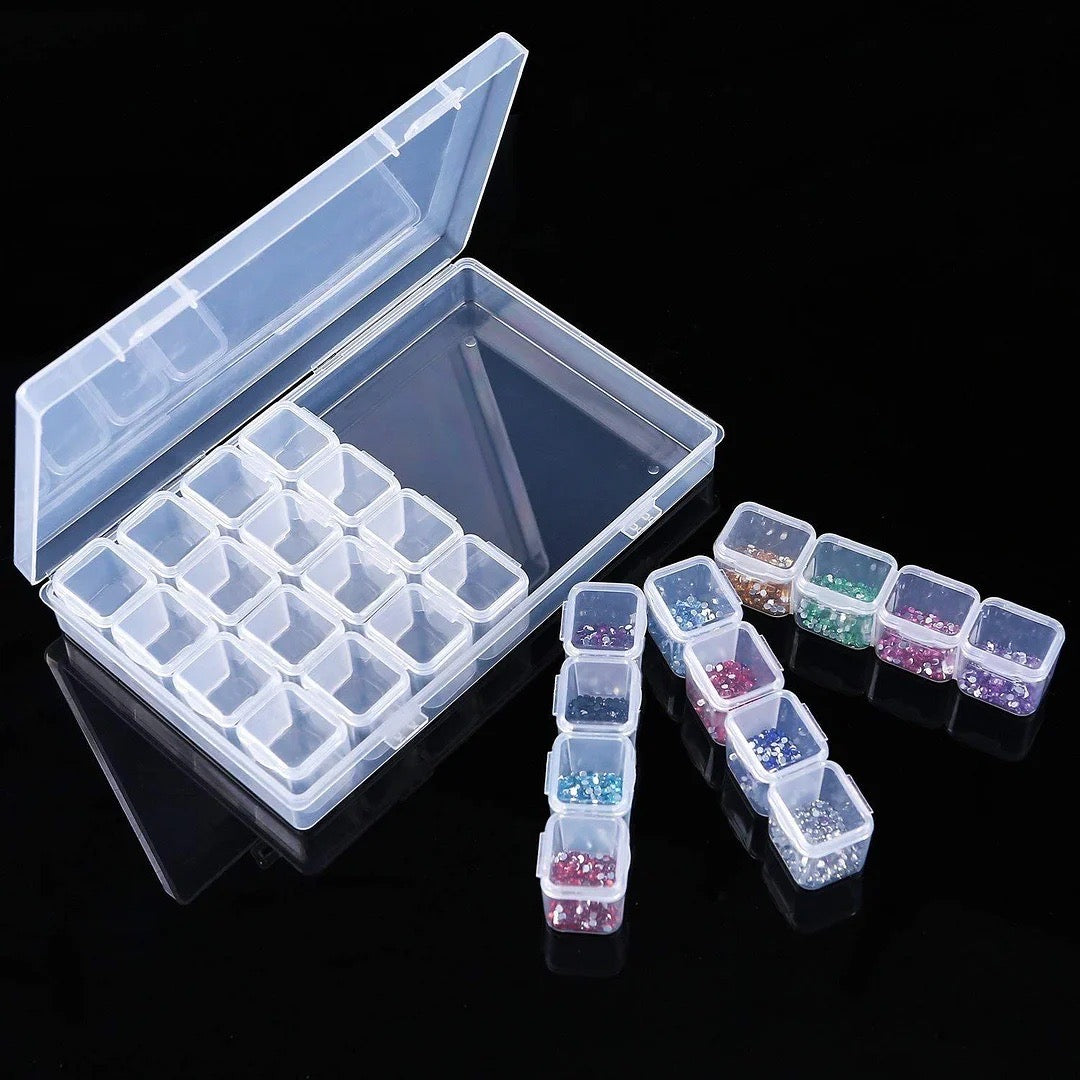 28 PACK BEAD STORAGE BOX