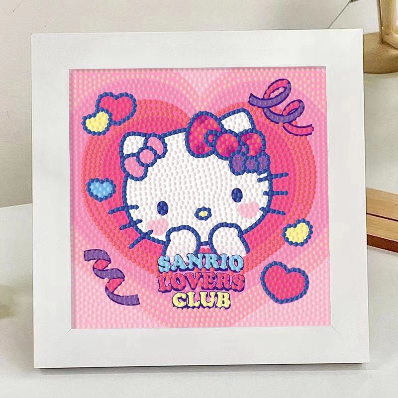 Hello Kitty Diamond Painting Kits With/ Without Frame