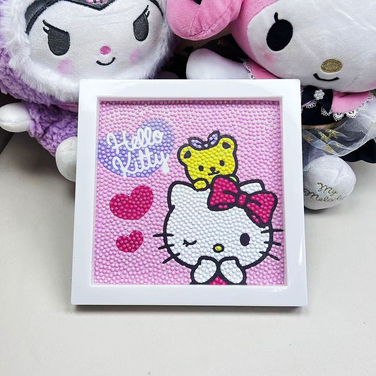 Hello Kitty Diamond Painting Kits With/ Without Frame