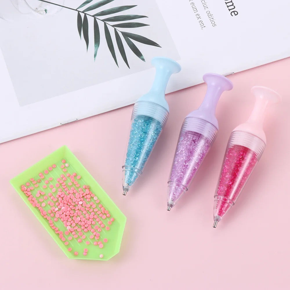 Flower Pot Shape 5D Diamond Painting Point Drill Pen