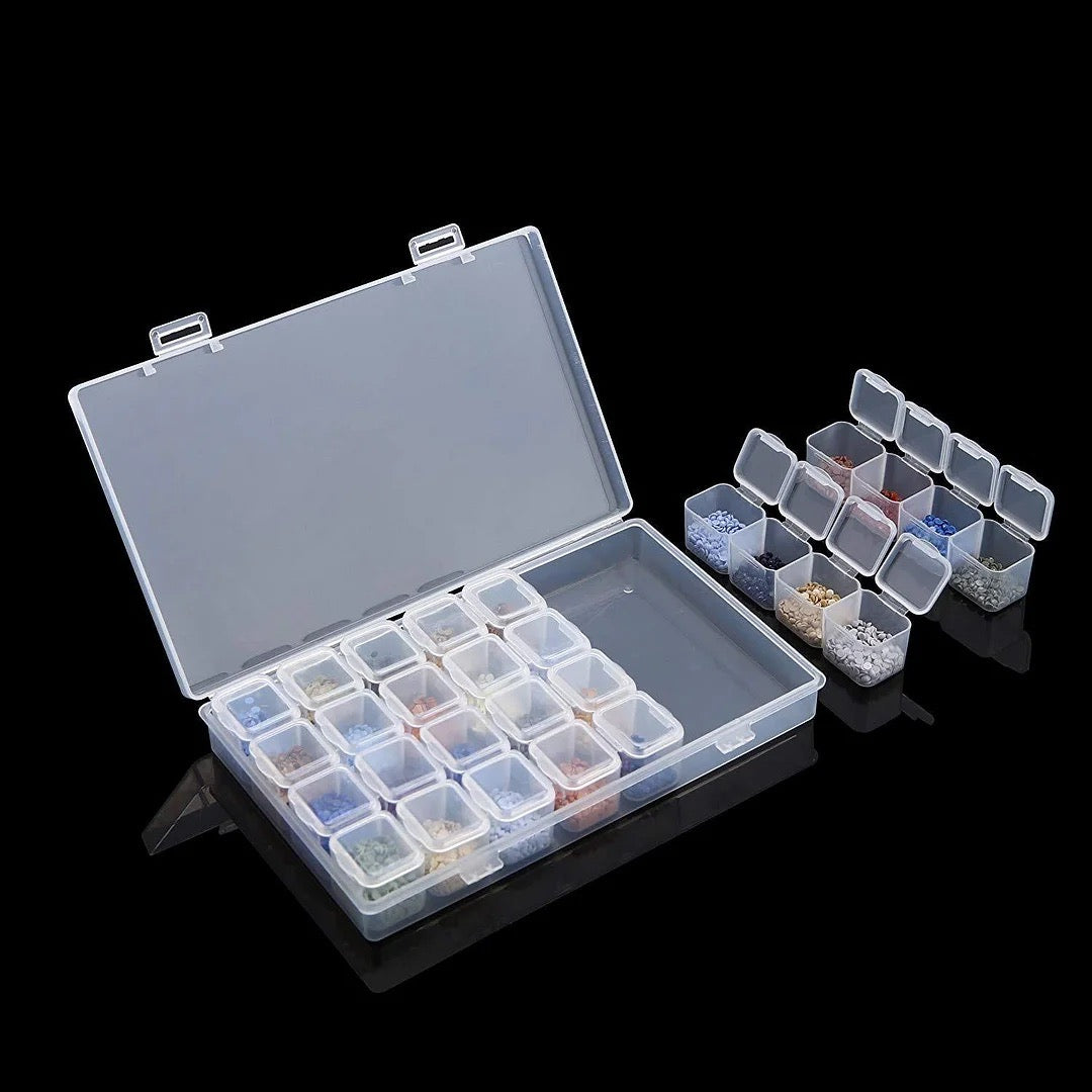 28 PACK BEAD STORAGE BOX