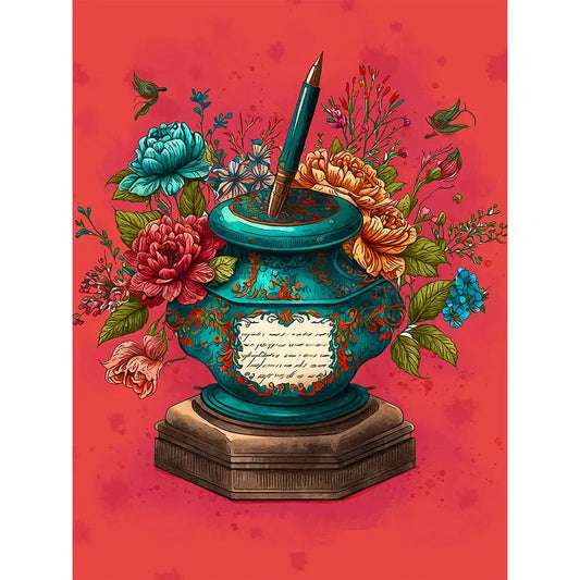 Ink Clip Art Diamond Painting 