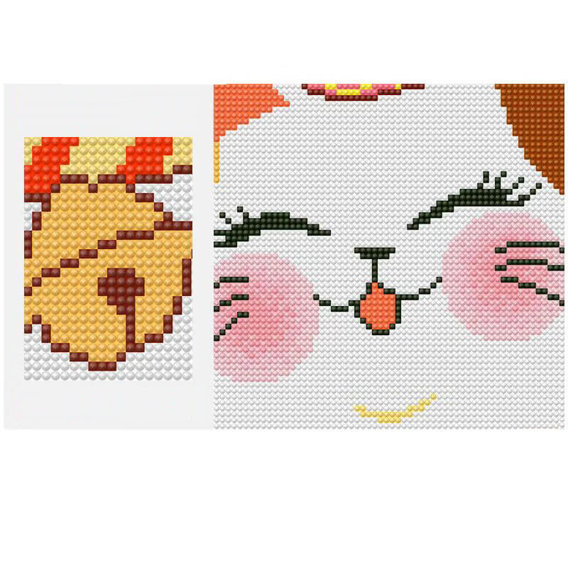 japanese lucky cat full drill diamond painting details