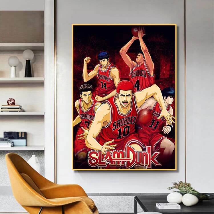 japanese manga slam dunk 5d diamond painting kit
