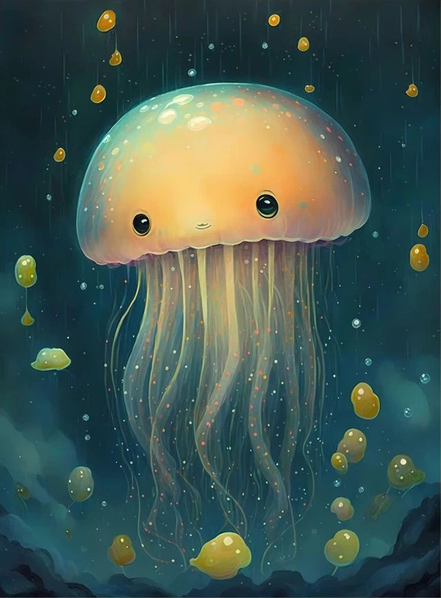 Jellyfish 5D DIY Diamond Painting Kit