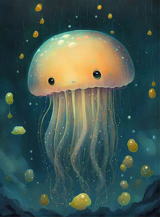 Jellyfish 5D DIY Diamond Painting Kit