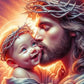 5D DIY Jesus And Kid Diamond Painting