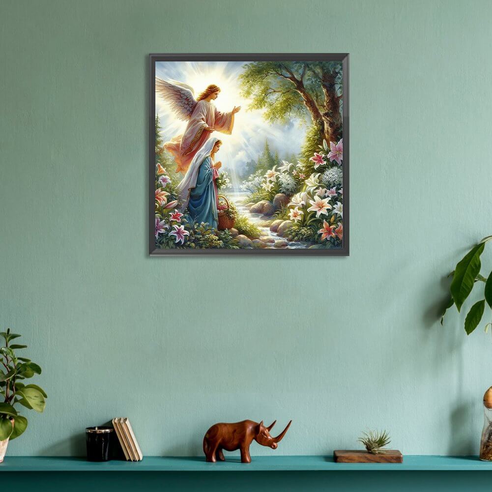 5D DIY Diamond Painting Kit - Full Round / Square - Jesus And Virgin E