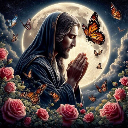 5D DIY Jesus Pray Diamond Painting