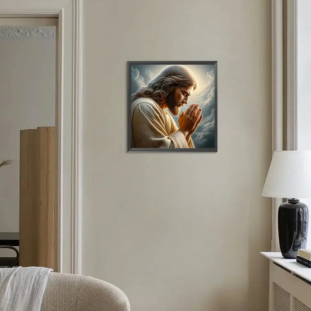 jesus pray diamond painting kit