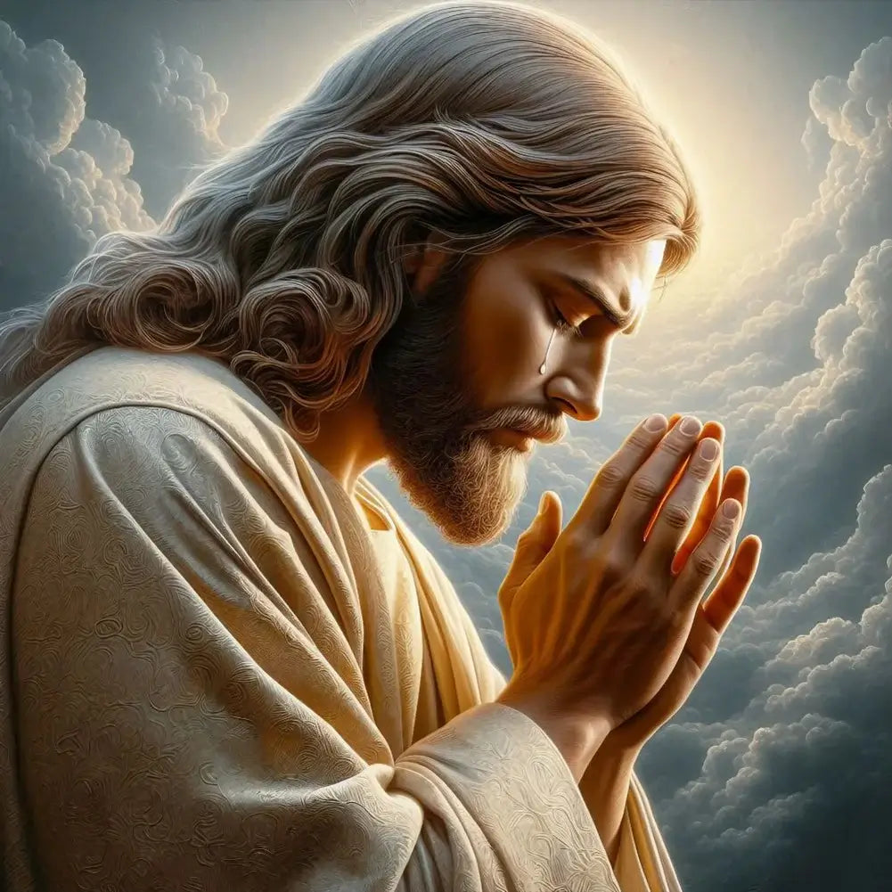 jesus pray diamond painting
