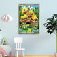kids diamonds painting ducklings frog