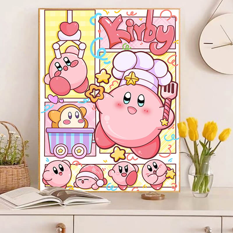 kirby diamond painting craft kit