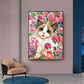 kitten in roses diamond painting kit