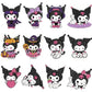 kuromi diamond painting stickers kit