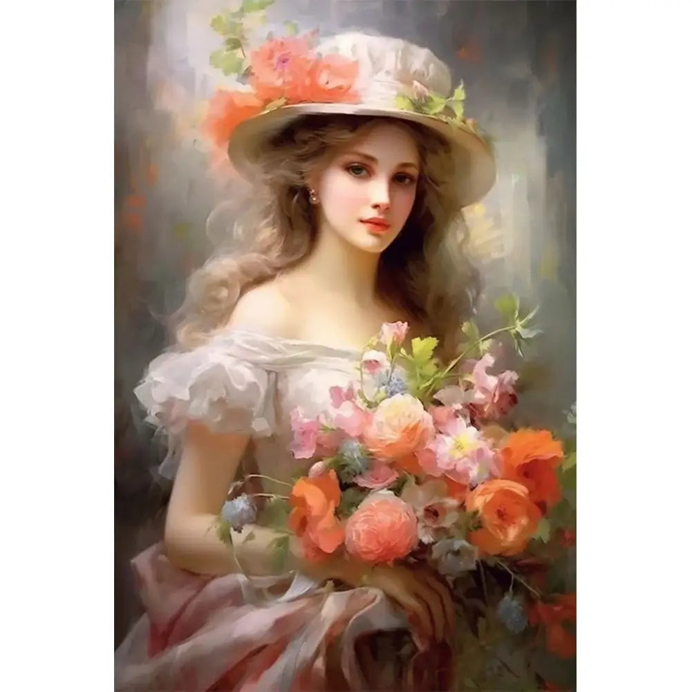 lady paint by number