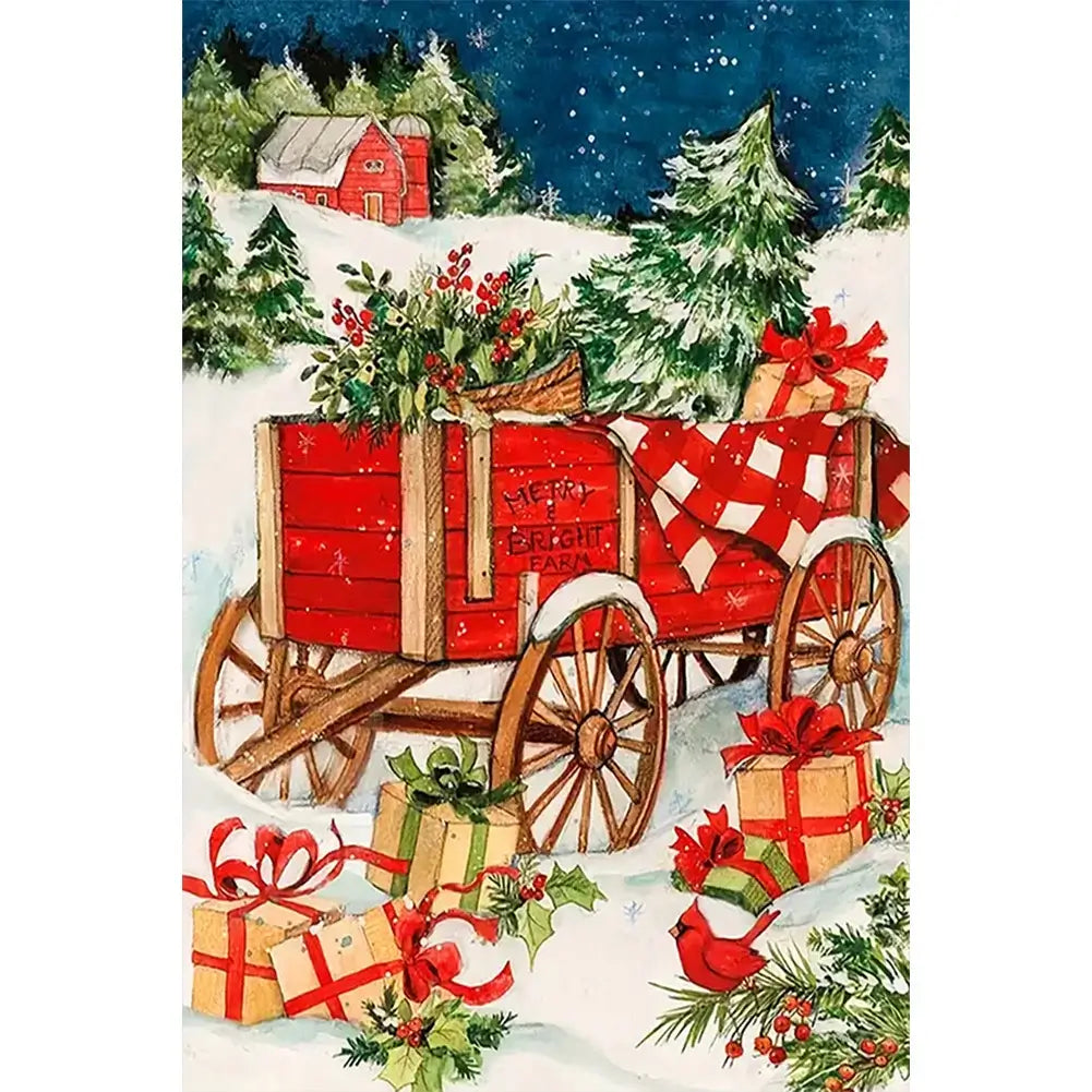 Land of Snowy Hilarity 5D DIY Christmas Diamond Painting