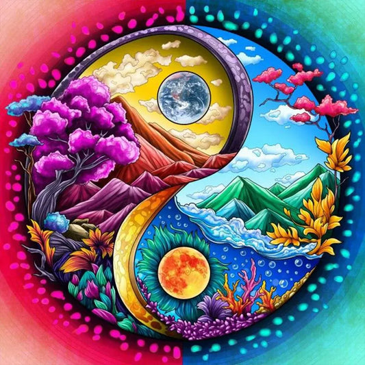 Diamond Painting - Full Round / Square - Dream Landscape