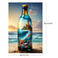 Bottle Landscape Paint By Number Size