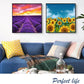 lavender and sunflower diamond art