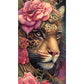Diamond Painting - Full Round / Square - Flower Leopard B (40*70cm)