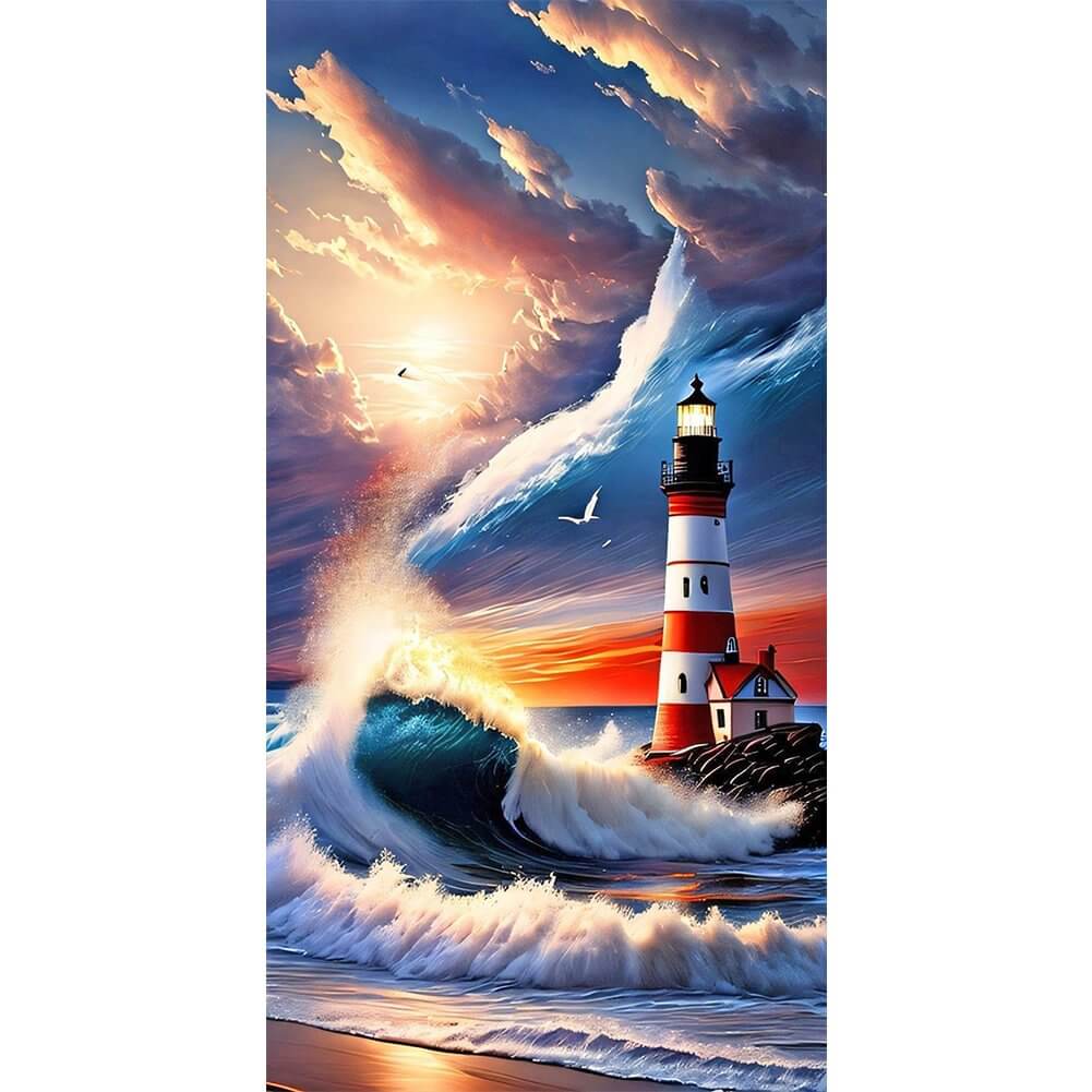 Diamond Painting - Full Round / Square - Lighthouse C 40x70cm