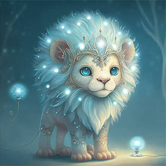 5D DIY Diamond painting - Full Round / Square - Lion