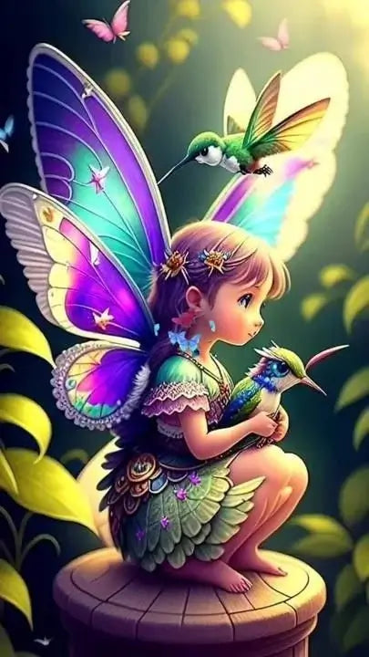 5D DIY Diamond Painting - Full Round / Square - Little Angel