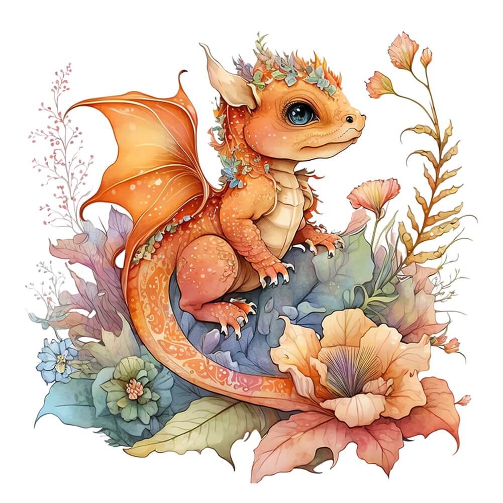 Little Dragon 5D DIY Diamond Painting