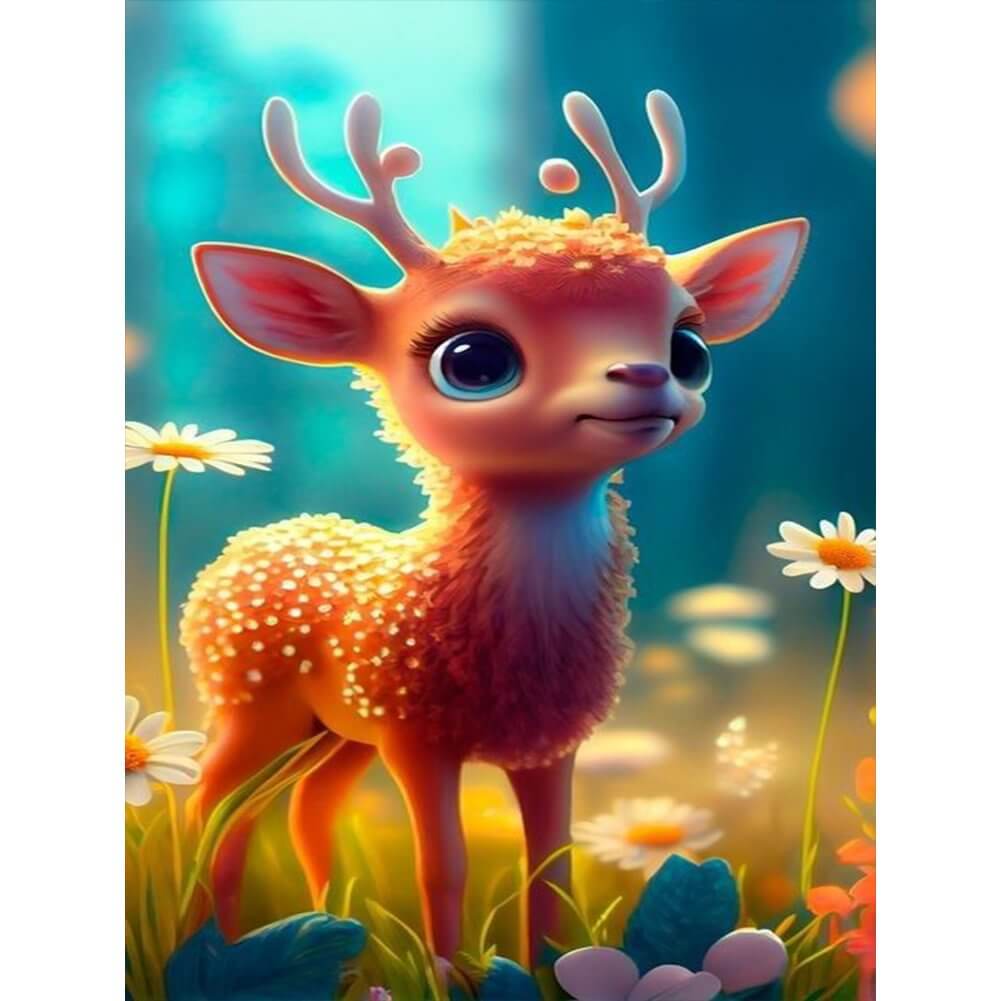 little elk diamond painting