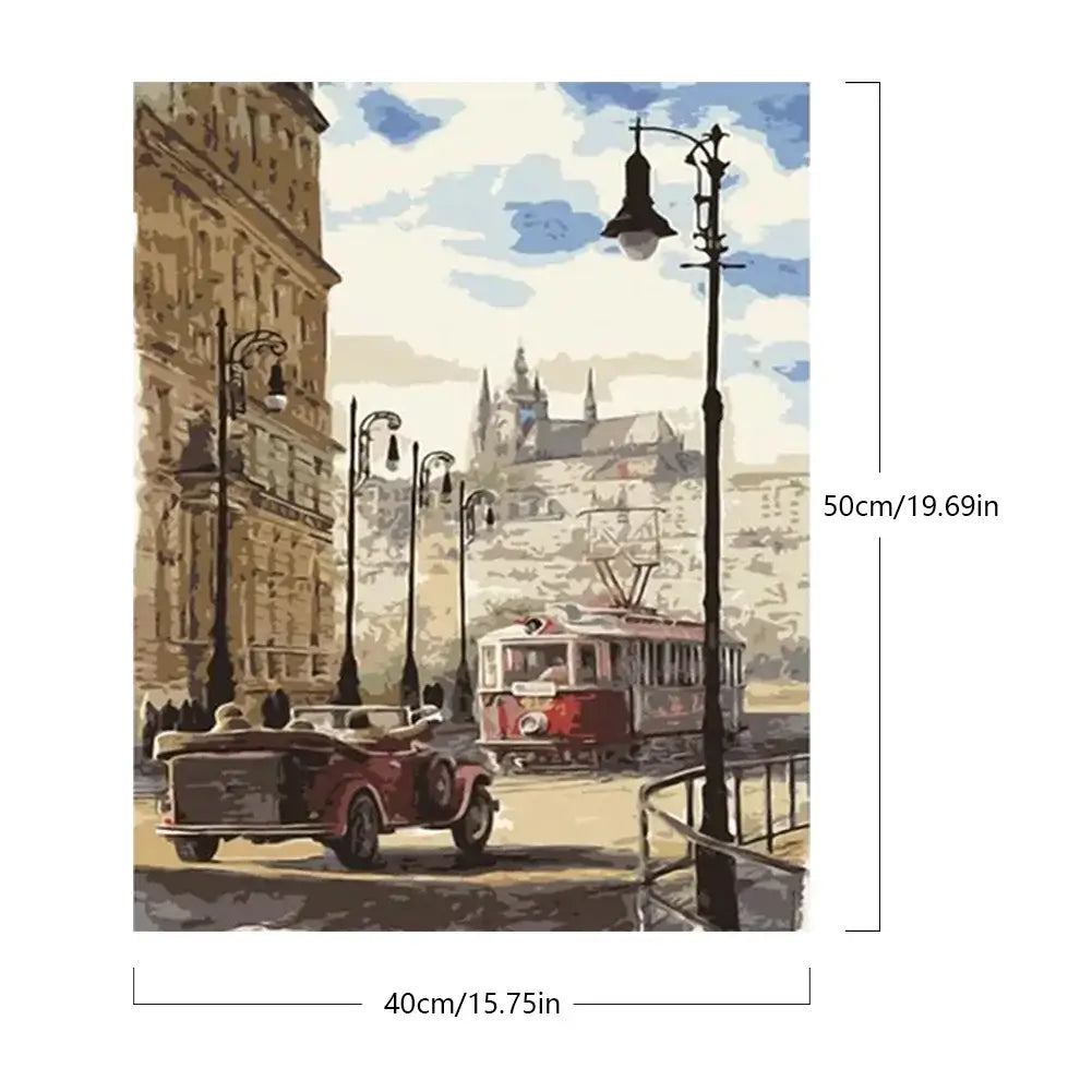 London Street Paint By Number SIZE