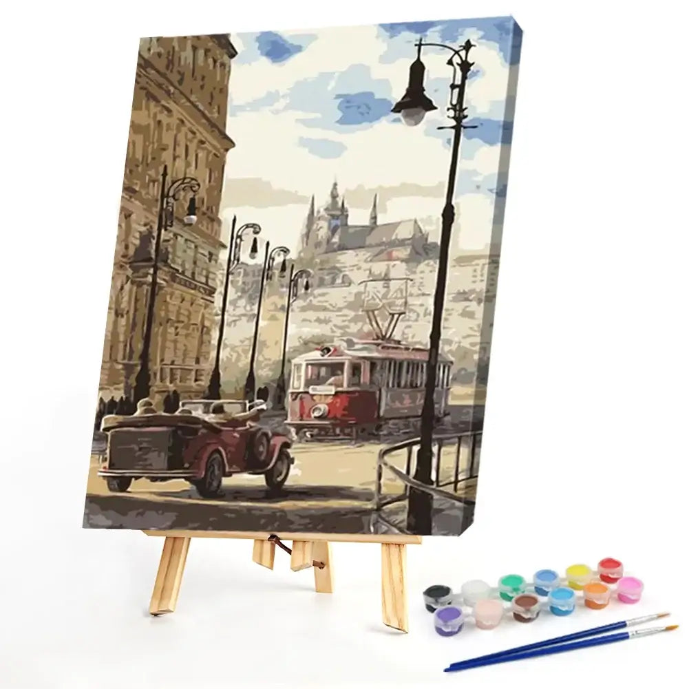 London Street Paint By Number 