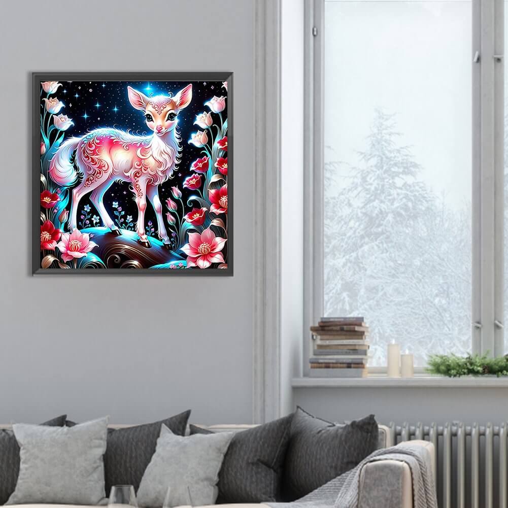 Luminous Deer 5D DIY Diamond Painting Kit