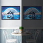 Dolphin Luminous Halloween Diamond Painting 