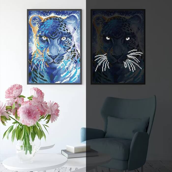 Tiger Full Drill Luminous Diamond Painting