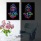 Luminous Diamond Painting - Crystal Rhinestone - Colorful Woman 1