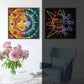 Luminous Diamond Painting - Crystal Rhinestone - Sun Face 2