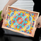 mandala diamond painting decor wooden food tray