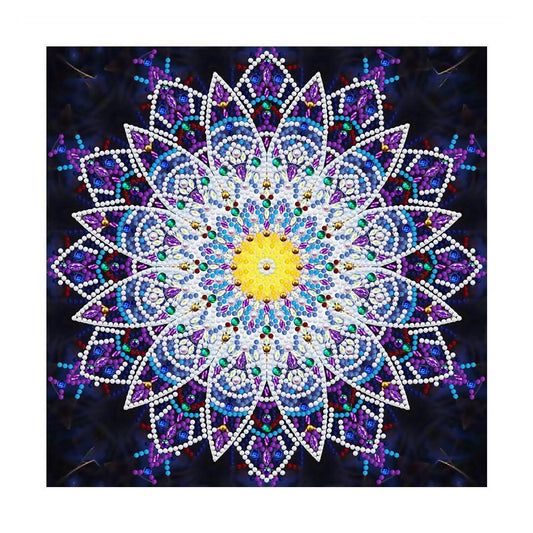 Luminous Diamond Painting - Crystal Rhinestone - Mandala 12