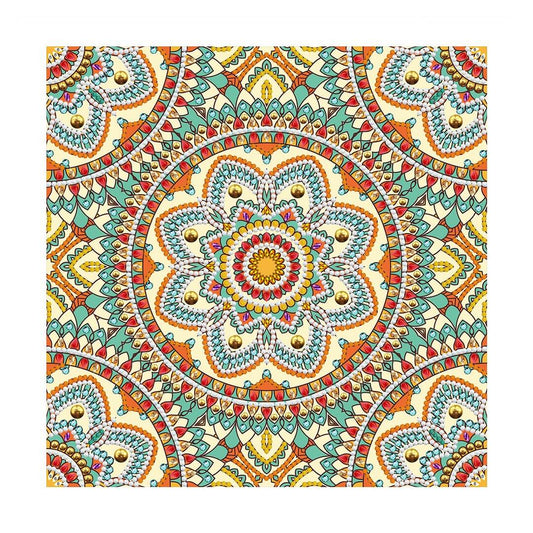 mandala luminous diamond painting kit