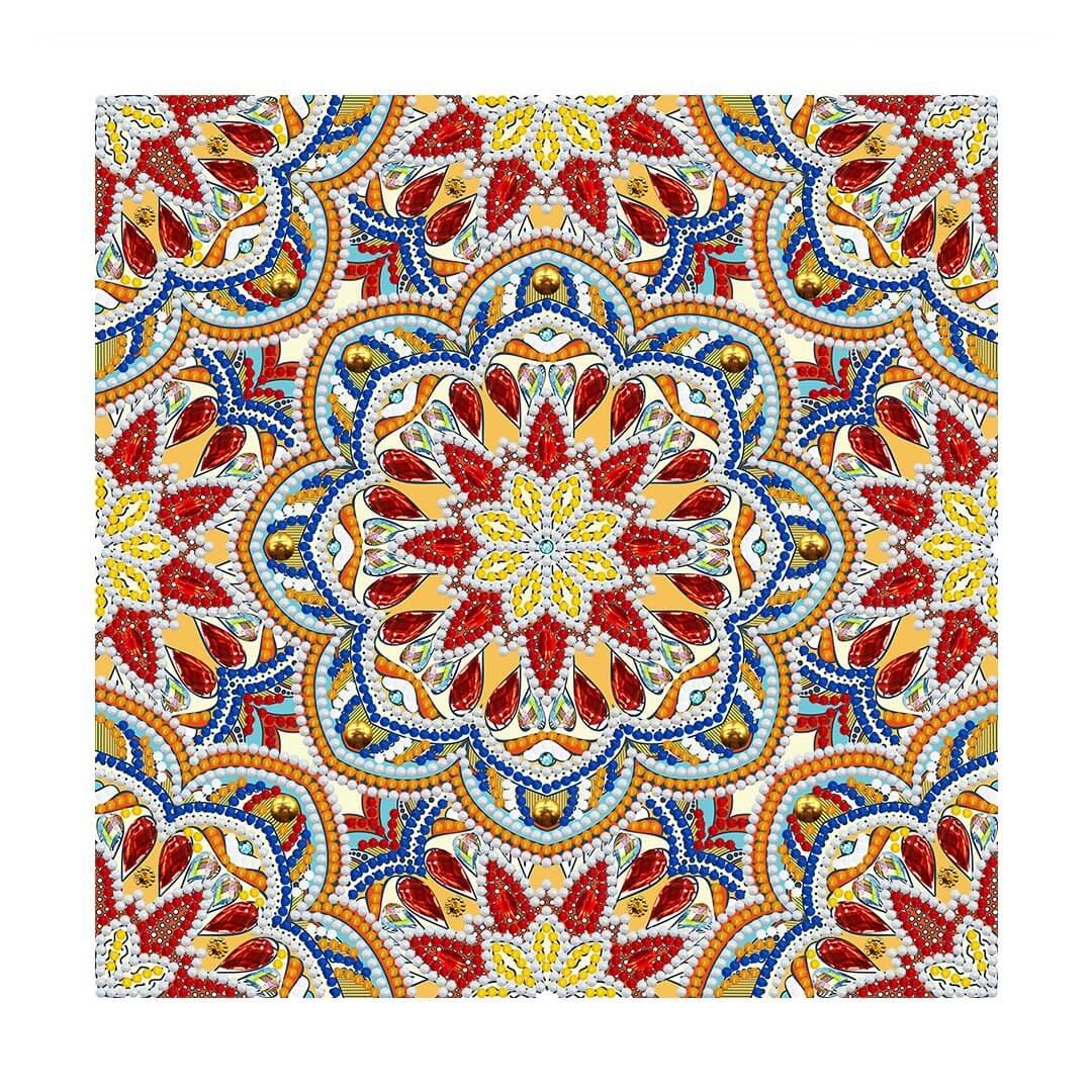 Luminous Diamond Painting - Crystal Rhinestone - Mandala 6