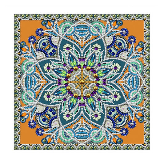 Luminous Diamond Painting - Crystal Rhinestone - Mandala 7