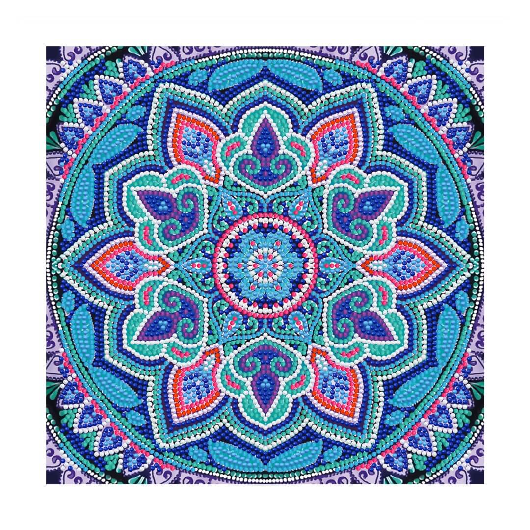 Luminous Diamond Painting - Crystal Rhinestone - Mandala 10