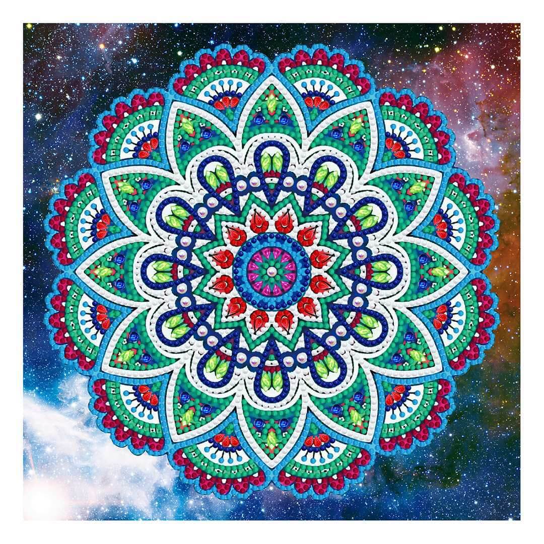 Luminous Diamond Painting - Crystal Rhinestone - Mandala 8